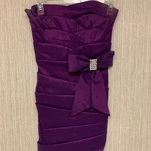 Purple homecoming dress